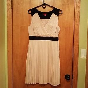 Pink and Black Dress